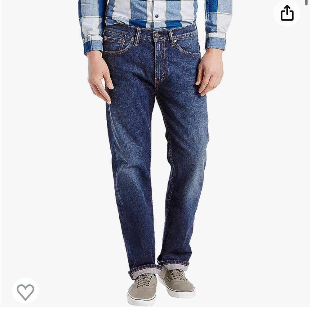 Levi 505 regular jeans - new with tags